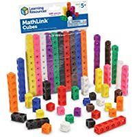 Learning Resources- Cubos Mathlink (Set de 100)- Color (LER4285) - color- modelo surtido